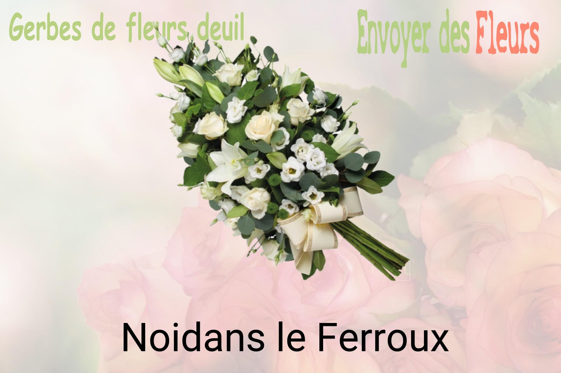 Gerbe de fleurs de deuil livrée à Noidans-le-Ferroux